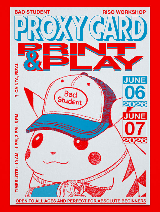 Proxy Card Print & Play Risograph Workshop